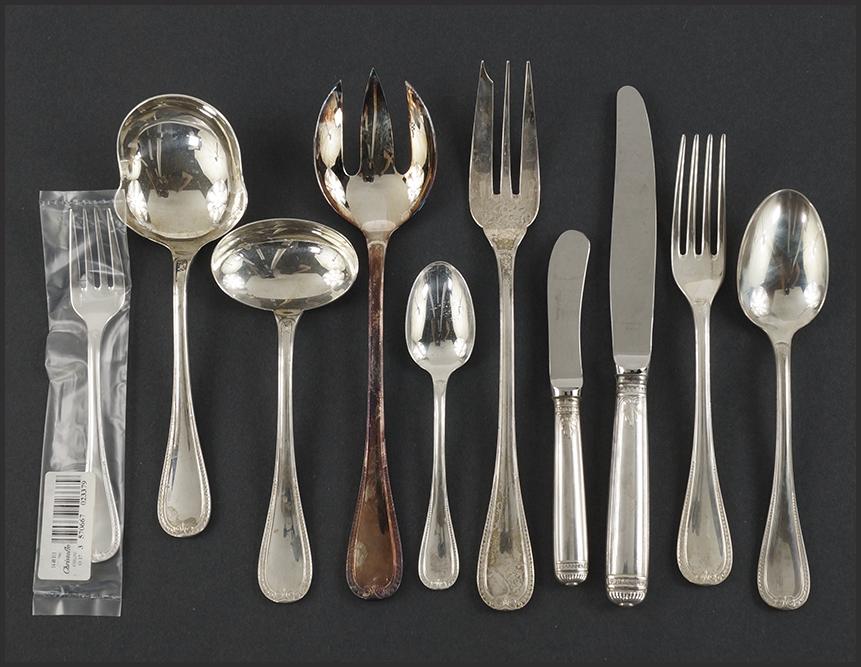 A Christofle Sterling Silver Flatware Service. (1 of 2)