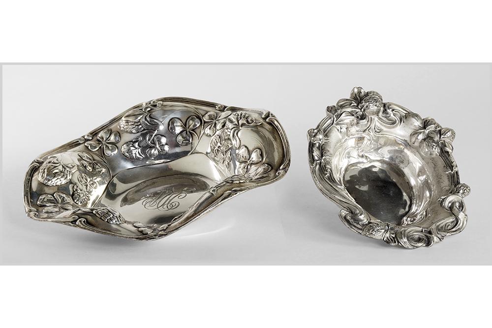 Two Art Nouveau Style Sterling Silver Bowls. (1 of 1)