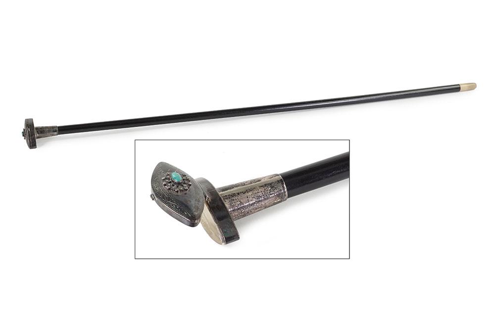 A Pillbox Dress Cane. (1 of 1)