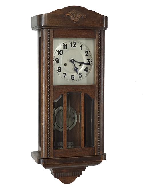 An Oak Wall Clock. (1 of 1)