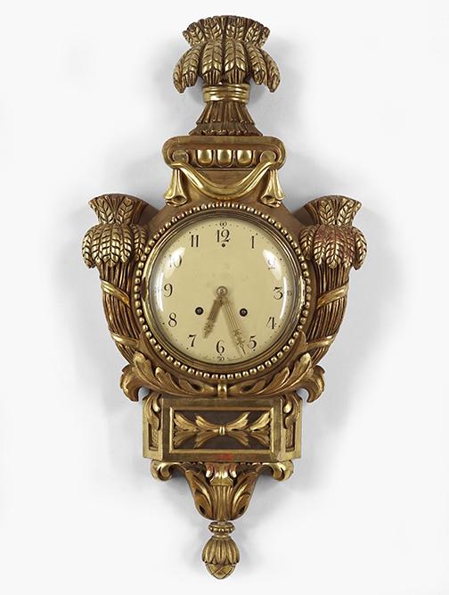 A 20th Century Swedish Wall Clock. (1 of 2)