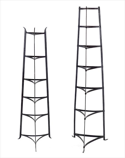 Two Metal Plate Stands. (1 of 1)