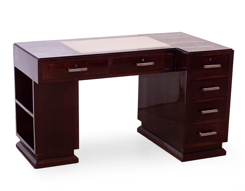 Art Deco Rosewood Desk. (1 of 2)