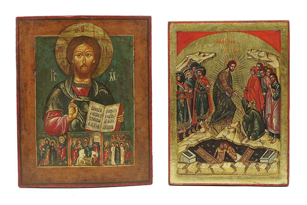 Two Greek Icons. (1 of 1)