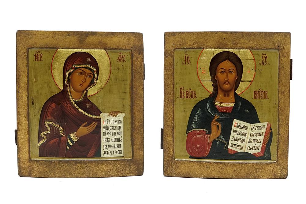 Two Greek Icons. (1 of 1)