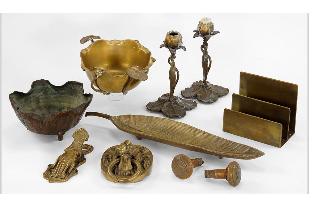 A Collection of Brass Decorative Items. (1 of 1)
