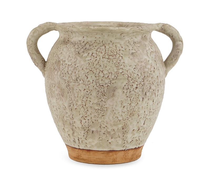 A Raymor Glazed Ceramic Double Handled Vase. (1 of 1)