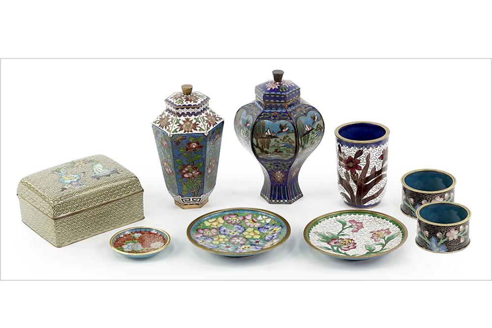 A Collection of Chinese Cloisonne. (1 of 1)