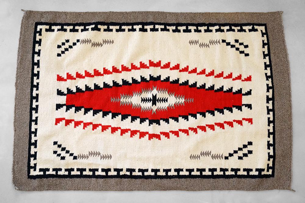 A Native American Wool Rug. (1 of 1)