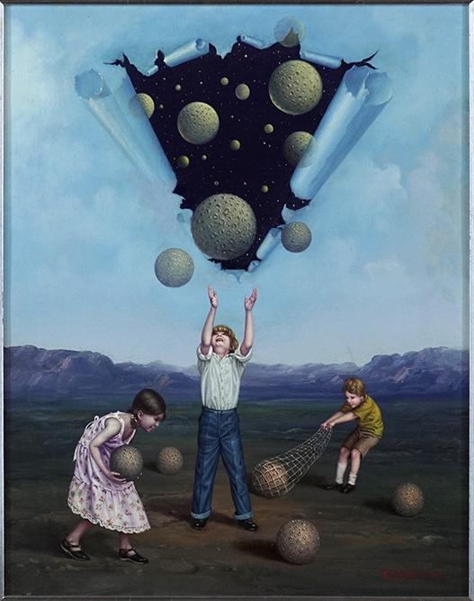 Tito Salomoni (Italian, 1928-1989) Catch a Star. (1 of 3)