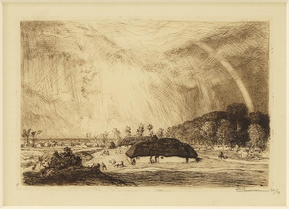 Auguste Lepere (French, 1849-1918) L'Arc-en-ciel (1 of 1)