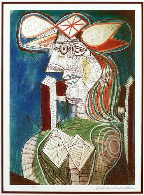 After Pablo Picasso (Spanish, 1881-1973) Title Unknown. (1 of 2)