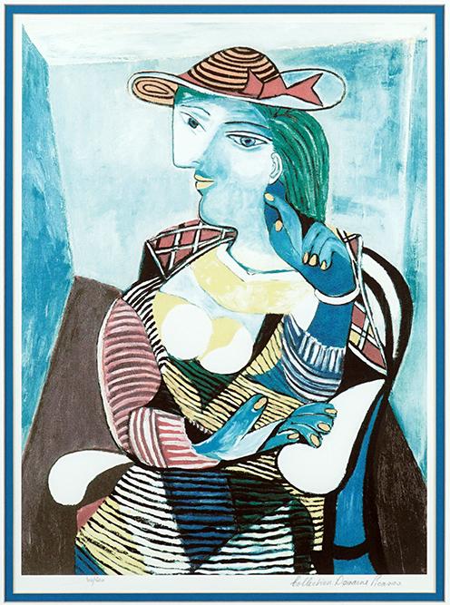 After Pablo Picasso (Spanish, 1881-1973) Title Unknown. (1 of 2)