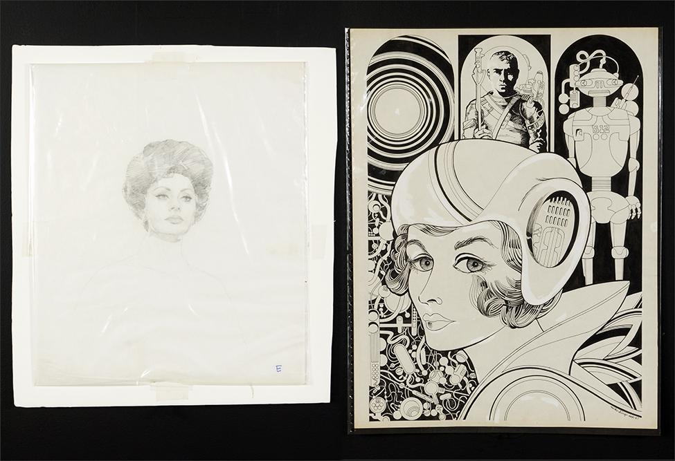 Mike Hinge (American, 20th Century) Sci-Fi (1 of 1)