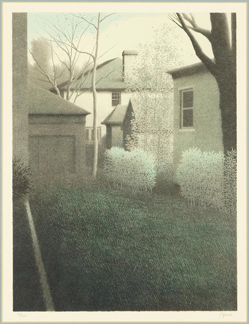 Robert Kipniss (American, B. 1931) Pale Hedges. (1 of 1)