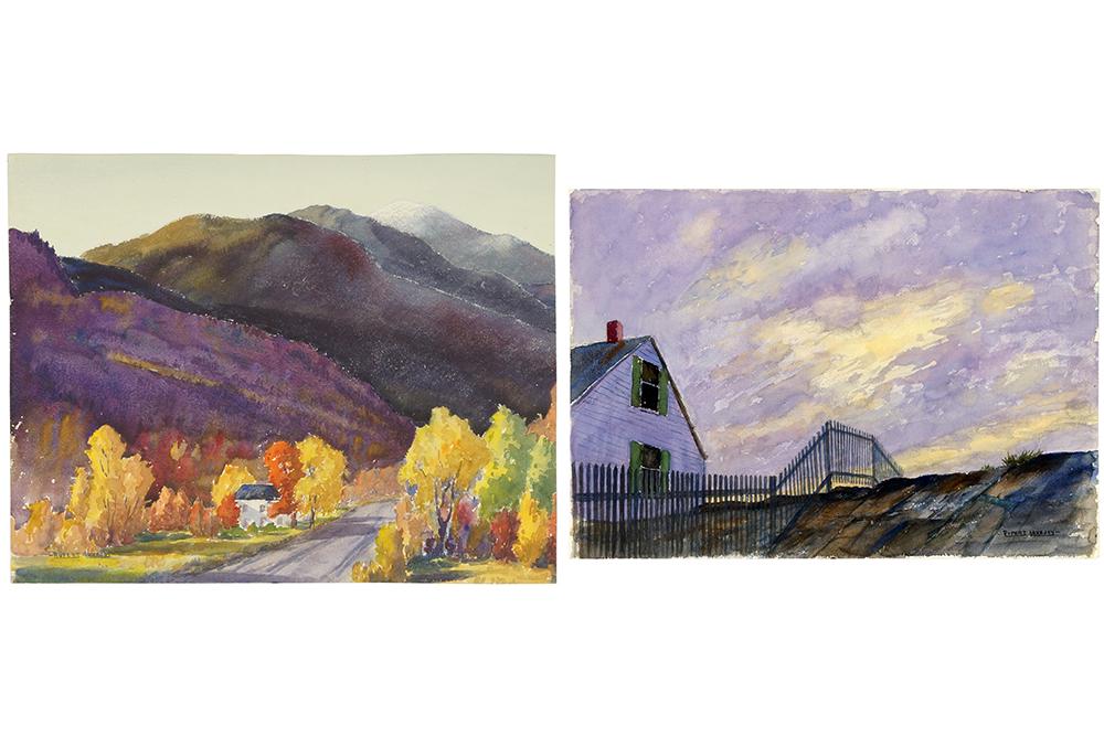 Rupert Lovejoy (American, 1885-1975) Two Watercolors. (1 of 1)