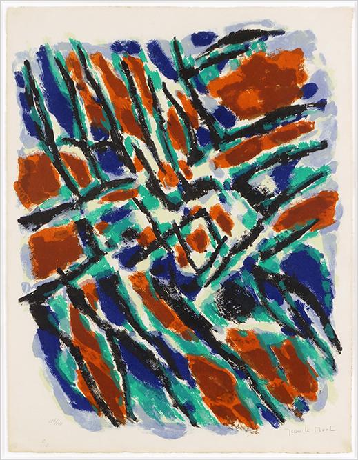 Jean le Moal (French, 1909-2007) Abstract Composition. (1 of 1)