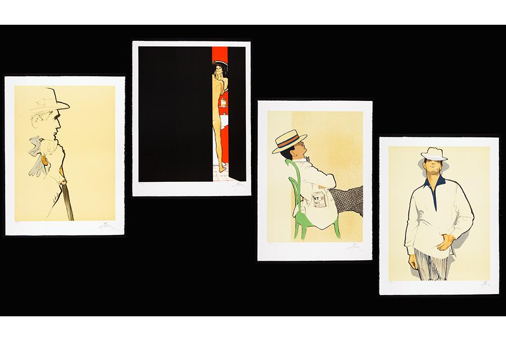 Rene Gruau (Italian, 1909-2004) Four Color Lithographs. (1 of 1)