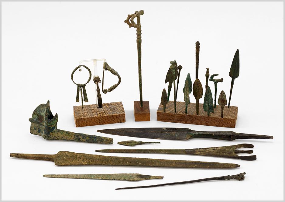 Collection of Archaic Bronze Swords and Spears and (1 of 1)