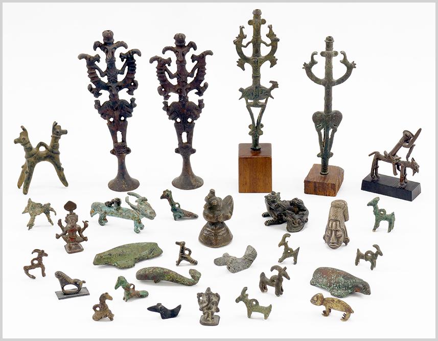 Collection of Bronze and Metal Items. (1 of 1)