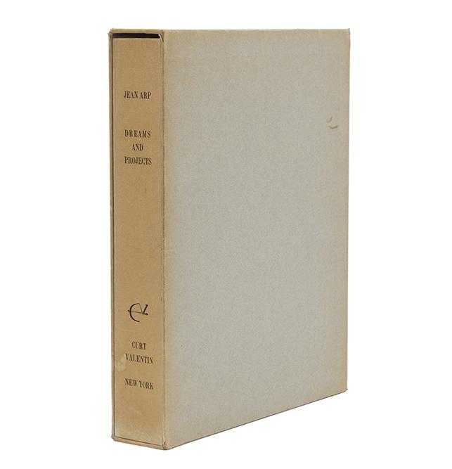 Jean Arp (French, 1886-1966) Dreams and Projects.: Jean Arp (French, 1886-1966) Dreams and Projects. Complete portfolio of twenty-eight woodcuts; twenty-one black and white and seven in two colors, plus an extra suite of the woodcuts printed on Japan