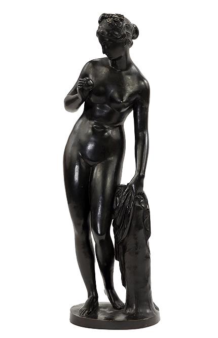 Artist Unknown (French, 19th Century) Venus.: Artist Unknown (French, 19th Century) Venus. Bronze with blackish patina, unsigned Height: 18.25"