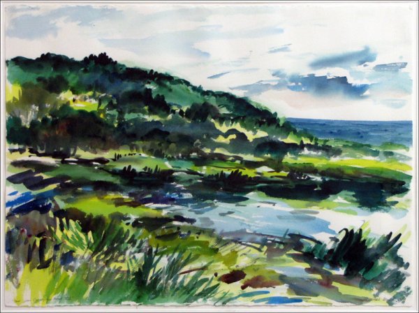 DEBORAH BROWN (AMERICAN, 20TH CENTURY) POND NEA