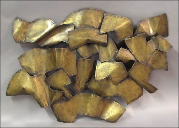 ABBOTT PATTISON (AMERICAN 1916-1999) UNTITLED.: ABBOTT PATTISON (AMERICAN 1916-1999) UNTITLED. Welded bronze, signed lower right "A. Pattison" 36.50" X 52.50"