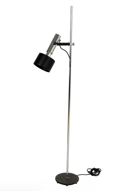 A Lightolier Adjustable Floor Lamp.: A Lightolier Adjustable Floor Lamp. Height: 58"