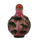 A Chinese Glass Snuff Bottle.