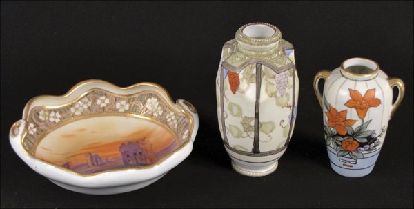 NIPPON, THREE VINTAGE PIECES.: NIPPON, THREE VINTAGE PIECES.