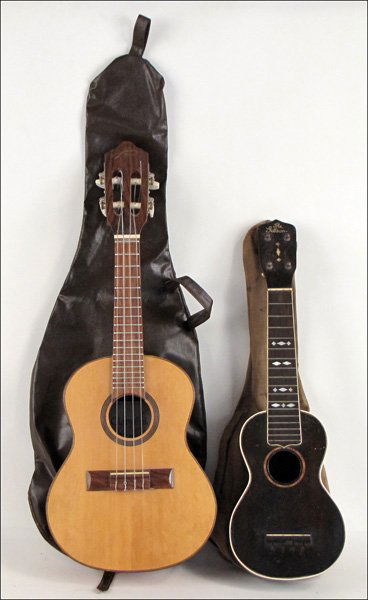 TWO UKUELELES.: TWO UKUELELES. The Gibson and Giannini