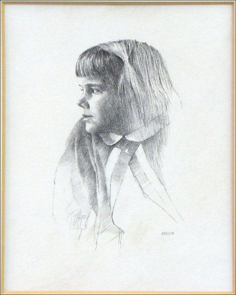 ROBERT ADDISON (1924-1988) BETSY.: ROBERT ADDISON (1924-1988) BETSY. Pencil, signed