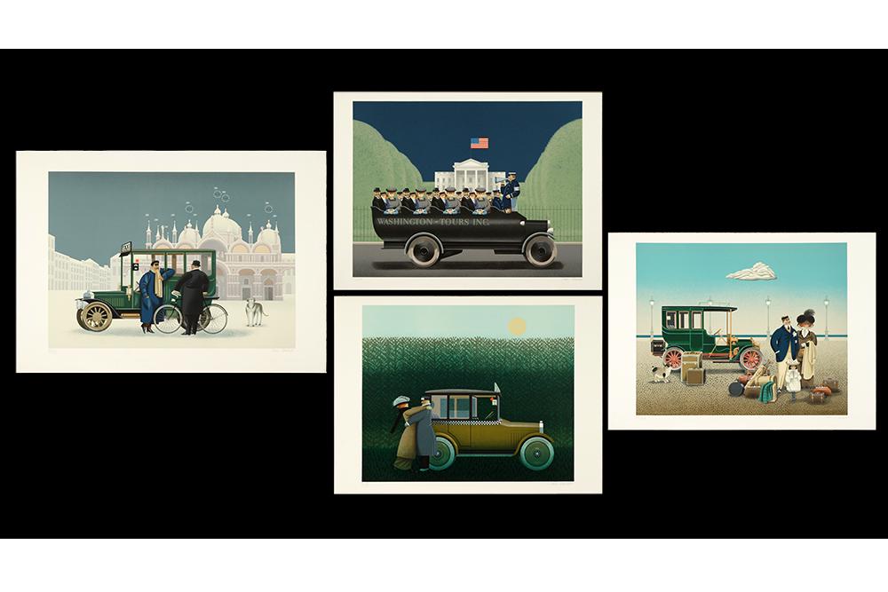 Jan Balet (German, 1913-2009) Four Color Lithographs.: Jan Balet (German, 1913-2009) Four Color Lithographs. Each pencil signed lower right and numbered from editions of 300 or 30, published 1988-90 by Circle Fine Art, Chicago, unframed Largest: 19 1/2" x