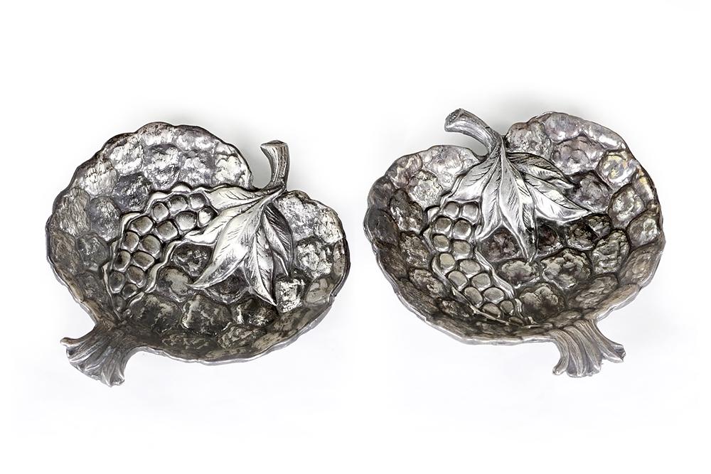 A Pair of Buccellati Sterling Silver Pomegranate Form (1 of 1)