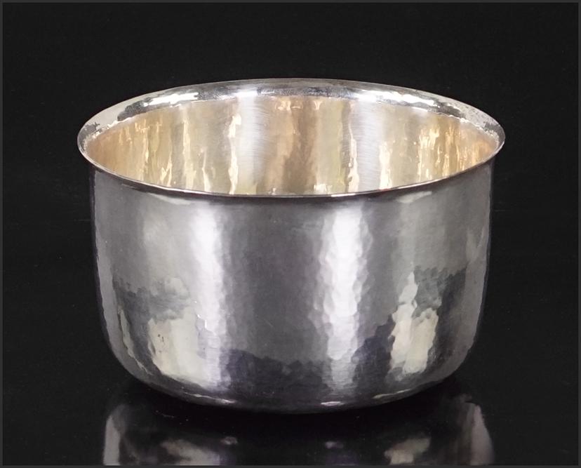 A Hand Wrought Sterling Silver Bowl. (1 of 2)