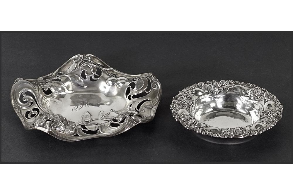 Two Art Nouveau Sterling Silver Bowls. (1 of 1)