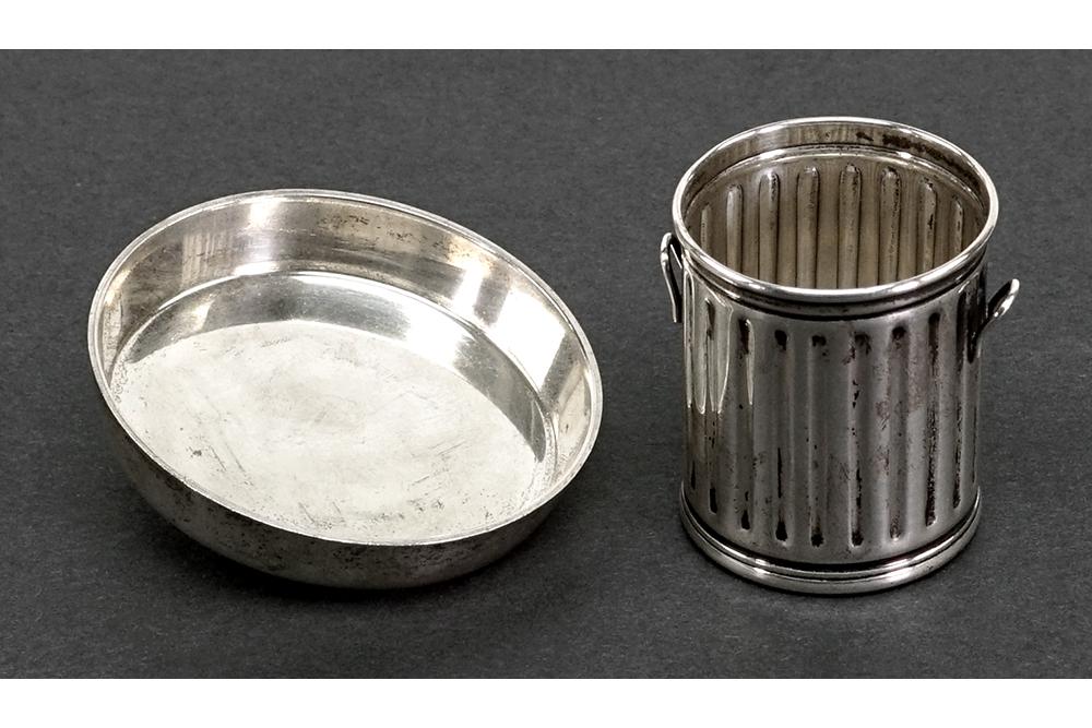 A Frank Smith Sterling Silver Garbage Can Form (1 of 1)