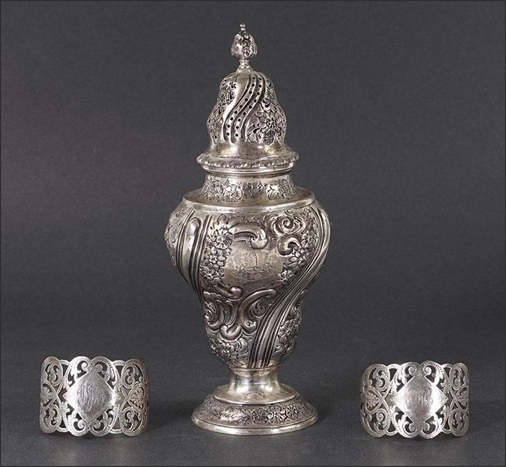 An English Silver Sugar Caster. (1 of 1)