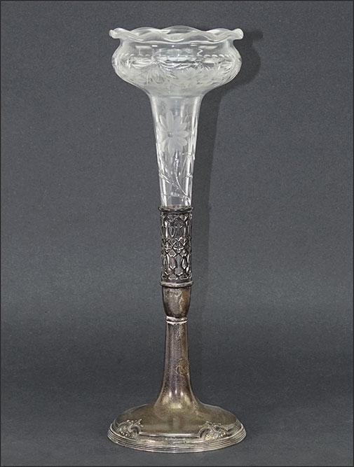A Durgin Sterling Silver Vase. (1 of 1)