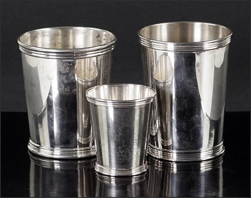 Three Manchester Silver Company Sterling Silver Cups. (1 of 1)
