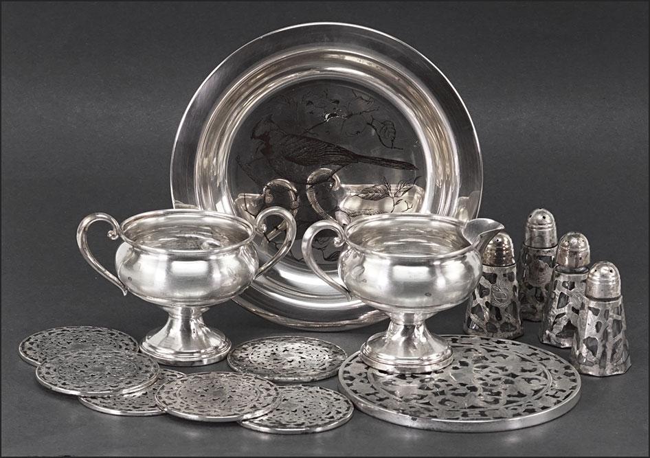 A Collection of Sterling Silver Table Articles. (1 of 1)