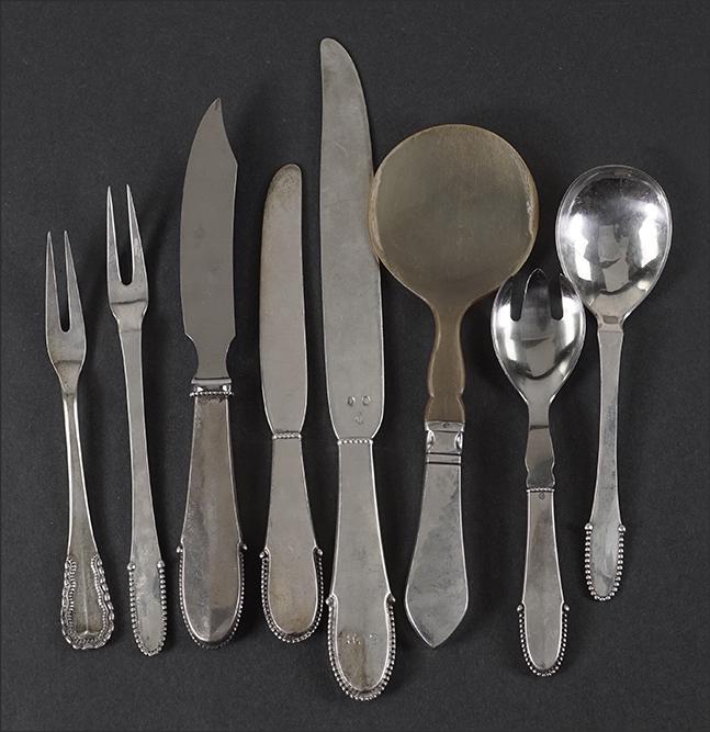 A Collection of Georg Jensen .830 Silver Utensils. (1 of 1)