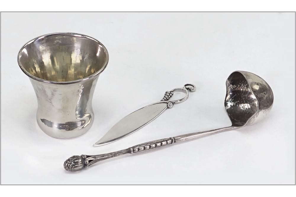 A Georg Jensen Sterling Silver Cup. (1 of 1)