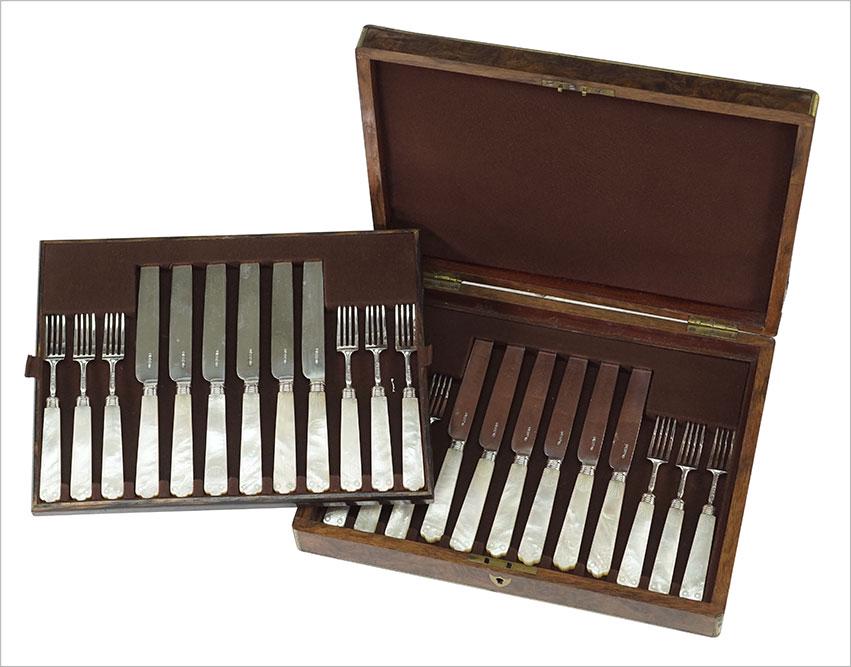 An English George IV Dessert Service. (1 of 2)