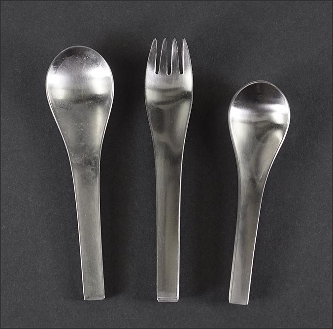 A Georg Jensen Stainless Steel Partial Flatware (1 of 1)