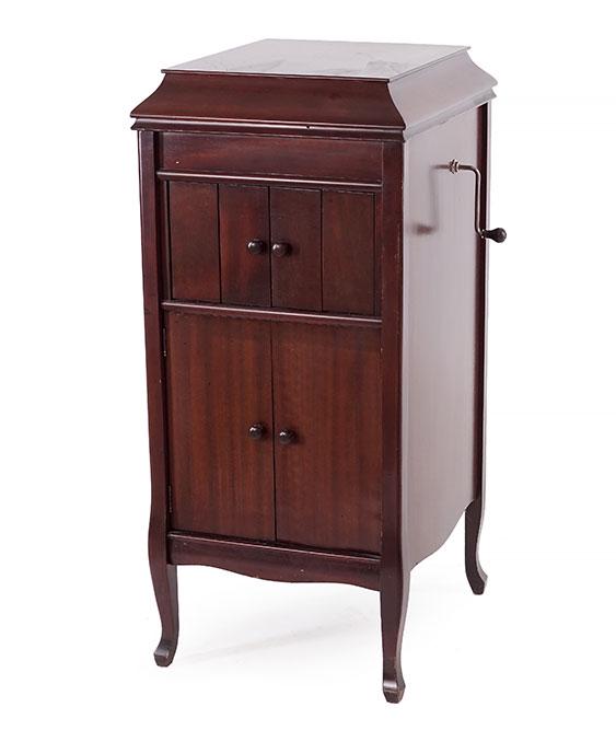 A Columbia Grafonola.: A Columbia Grafonola. 43" x 19 1/2" x 21 1/2"
