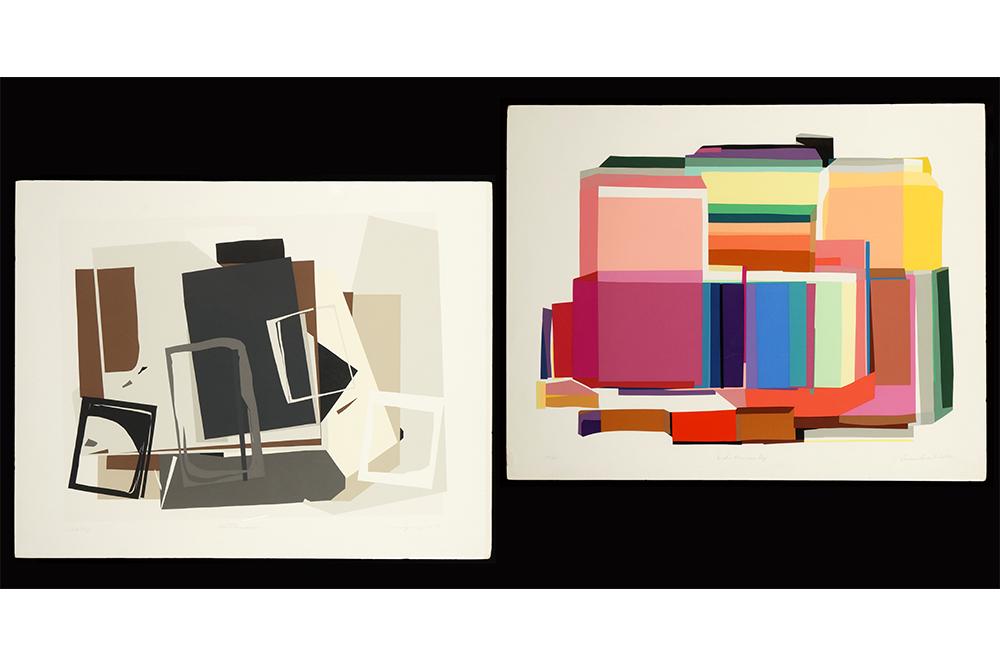 Barbara Lynch Zinkel (American, 1927-2017) Two Color: Barbara Lynch Zinkel (American, 1927-2017) Two Color Serigraphs. Including 'Detroit Renaissance' (Artist Proof) and 'A San Francisco Day' (100/200). Each pencil signed lower right, dated '80 or '82, t
