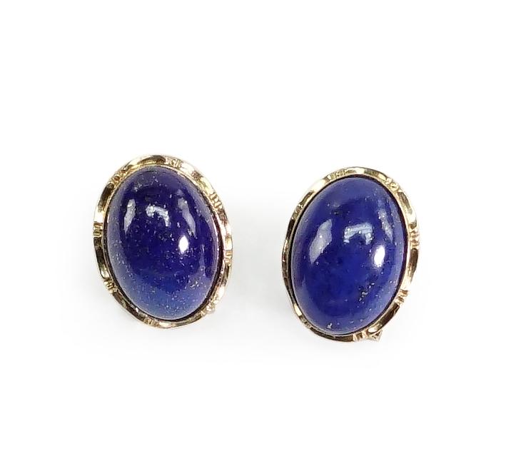 A Pair of Lapis Earrings. (1 of 1)