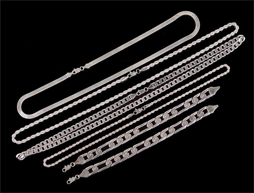 A Collection of Sterling Silver Jewelry. (1 of 1)